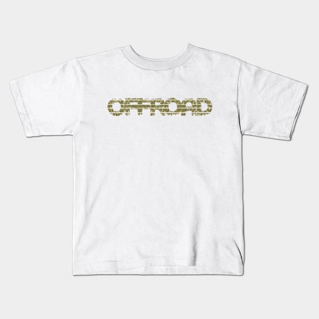 Offroad Tracks (ARMY) Kids T-Shirt by OFFROAD-DESIGNS